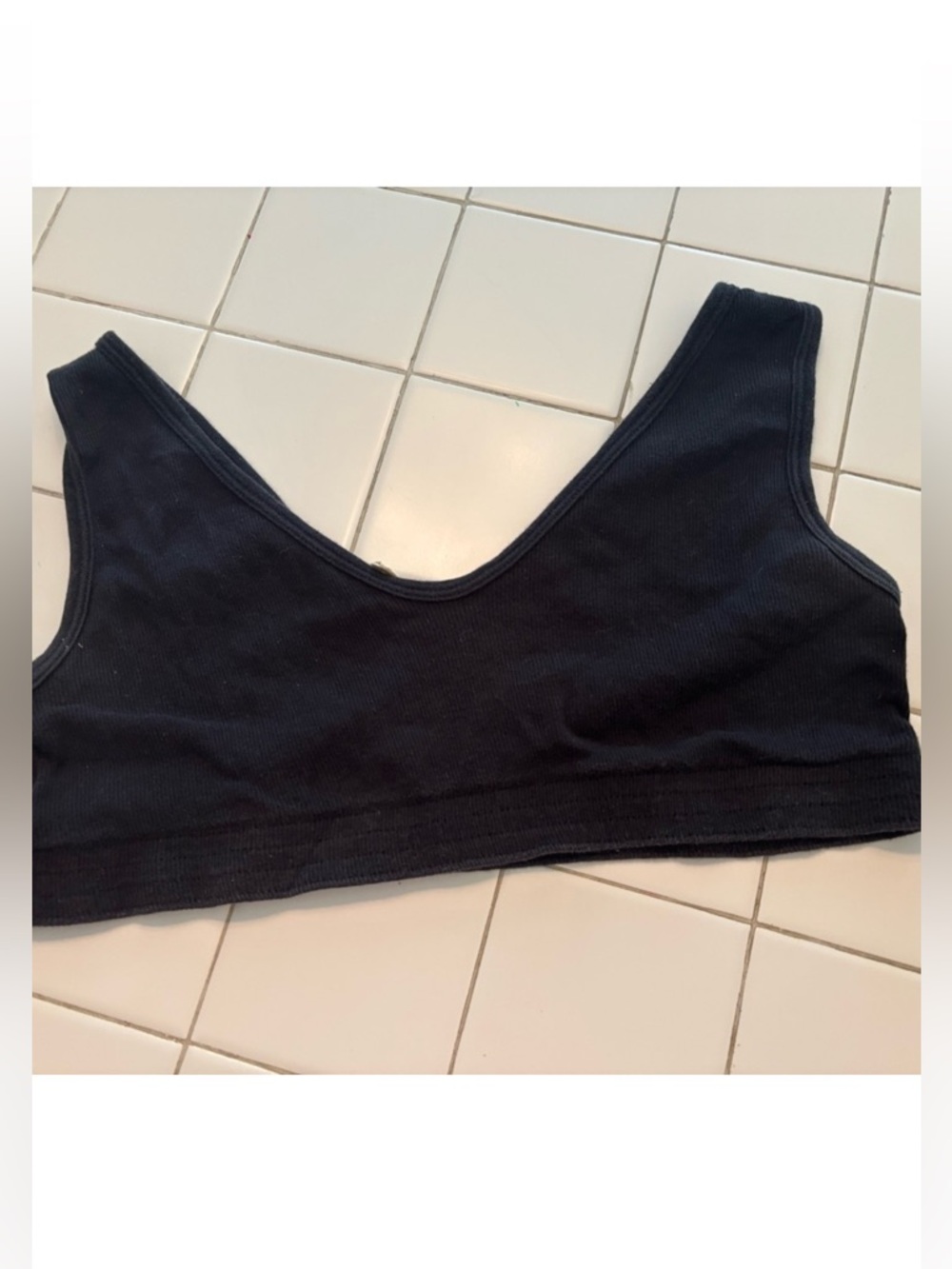 Victoria's Secret vintage women’s black bra top travel party sexy sport sleep